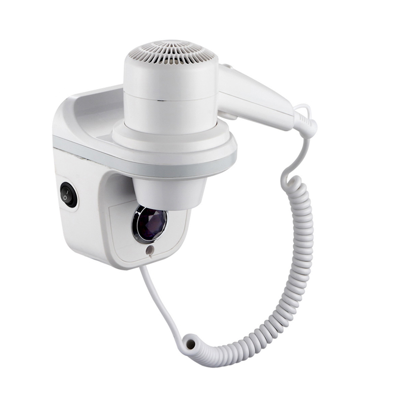wall mounted hair dryer with LED light