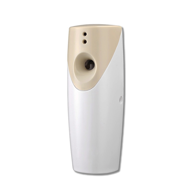 battery operated spray air freshener dispenser with lock
